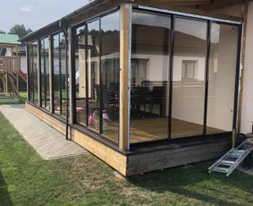 Plastikiniai langai balkonu stiklinimas Klaipėda / Mantas Andriuska / Darbų pavyzdys ID 4066963