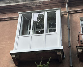 Plastikiniai langai balkonu stiklinimas Klaipėda / Mantas Andriuska / Darbų pavyzdys ID 4066987