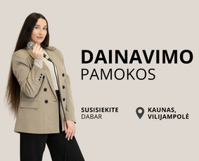 Dainavimo/vokalo, gitaros, fortepijono pamokos Kaune / Studija "Noriu Dainuoti" / Darbų pavyzdys ID 4067017