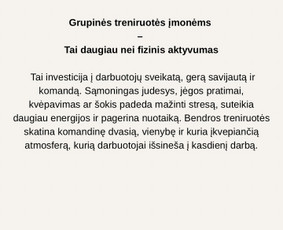 Klasikinis Pilates, jėgos treniruotės, kvėpavimas, zumba - Asmeniniai treneriai - 4 Asmeniniai treneriai - Klasikinis Pilates, jėgos treniruotės, kvėpavimas, zumba - 4