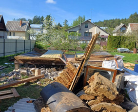 Griovimo darbai, statybinių šiukšlių išvežimas / Griovimo darbai / Darbų pavyzdys ID 4068003