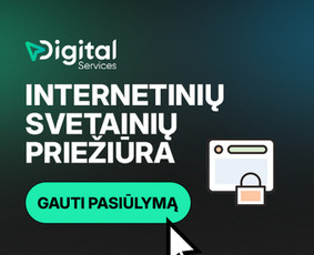Svetainių ir el. parduotuvių kūrimas - Interneto svetainių priežiūra - 1 Interneto svetainių priežiūra - Svetainių ir el. parduotuvių kūrimas - 1