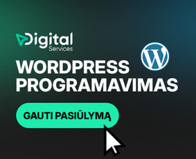 Svetainių ir el. parduotuvių kūrimas - Programavimas su WordPress - 1 Programavimas su WordPress - Svetainių ir el. parduotuvių kūrimas - 1