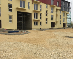 Statybos darbai - Dekoratyvinio tinko purskimas - 4