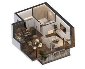 3d eksterjero ir interjero vizualizacijos / BOVI / Darbų pavyzdys ID 4068991