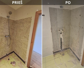 Plytelių demontavimas - Griovimo darbai pigiomis kainomis ! - 2