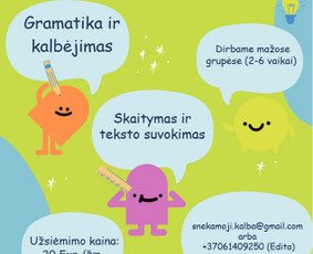 Mokymai, kursai, kalbos - Удалённые занятия Литовского Языка! - 2