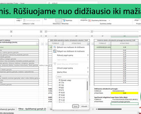 Individualūs Excel mokymai Tavo darbui - nuo nulio! - Darbo su „Microsoft Office Excel“ programa konsultacijos - 3 Darbo su „Microsoft Office Excel“ programa konsultacijos - Individualūs Excel mokymai Tavo darbui - nuo nulio! - 3