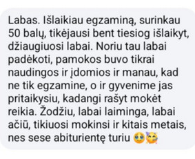 Lietuvių kalbos bei istorijos korepetitorius (9-12 kl.) / Eimantas Brasas / Darbų pavyzdys ID 4071291