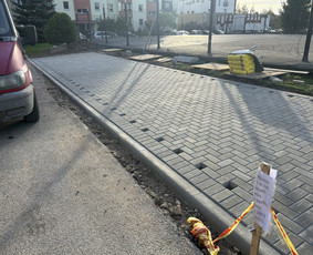 Kelio bortų įrengimas - Trinkelių klojimas, bortų statymas bei kiti gerbūvio Darbai - 2