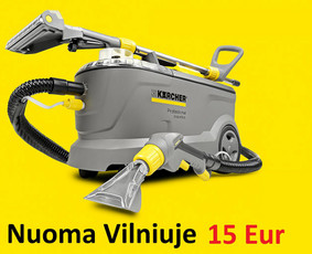 Plaunamo siurblio Karcher Puzzi 10/1 nuoma - Įvairios technikos nuoma - 1 Įvairios technikos nuoma - Plaunamo siurblio Karcher Puzzi 10/1 nuoma - 1