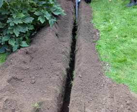 Tranšėjų kasimas - Tranšėjų kasimas Kelmų šalinimas Medžio smulkinimas - 2