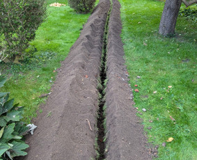 Tranšėjų kasimas - Tranšėjų kasimas Kelmų šalinimas Medžio smulkinimas - 3