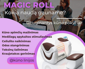Limfodrenažinės procedūros su "Magic Roll" aparatais. - Limfodrenažinis masažas - 2 Limfodrenažinis masažas - Limfodrenažinės procedūros su "Magic Roll" aparatais. - 2