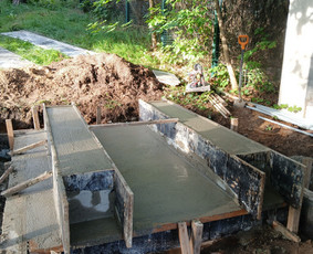 Plok&scaron;tuminiai pamatai - Pamatu irengimas , liejimas - 3