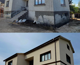 Fasadų šiltinimas, dekoras, klinkeris. Klaipėda. / Saulius Fasadai / Darbų pavyzdys ID 4077847