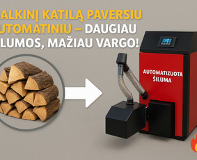 Granulinių, malkinių katilų,šilumos siurblių montavimas / Aukštaitijos Santechnikas / Darbų pavyzdys ID 4078723
