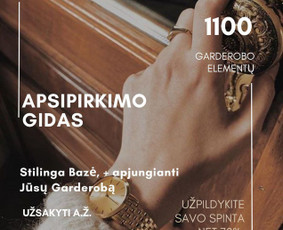 Asmenybės ir Įvaizdžio Dizainerė. Stilistė Brandmakerė - Drabužių spintos revizija - 4 Drabužių spintos revizija - Asmenybės ir Įvaizdžio Dizainerė. Stilistė Brandmakerė - 4