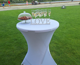 Vestuvių atributikos nuoma - &Scaron;ampano staliukas Jūsų &scaron;ventei - &bdquo;Por Amor&ldquo; - 4