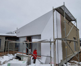 Apšiltinimas, šiltinimas - Fasadų šiltinimas,dekoro purškimas,skardinimas - 1