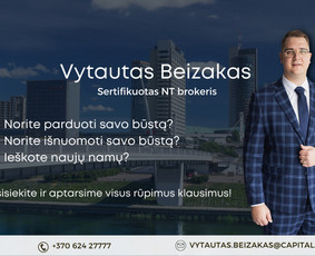 Sertifikuotas NT brokeris Vytautas Beizakas - Kitos kategorijos - 1 Kitos kategorijos - Sertifikuotas NT brokeris Vytautas Beizakas - 1