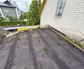 Plokščio stogo dengimas prilydoma ir Epdm danga - Lietaus nuvedimo sistemos - 4 Lietaus nuvedimo sistemos - Plokščio stogo dengimas prilydoma ir Epdm danga - 4