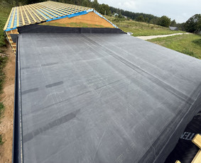 Plokščio stogo dengimas prilydoma ir Epdm danga - Lietaus nuvedimo sistemos - 2 Lietaus nuvedimo sistemos - Plokščio stogo dengimas prilydoma ir Epdm danga - 2