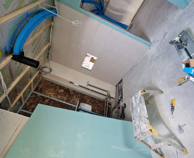 Statybos, apdaila - Gipso darbai plyteliu klijevimas - 2