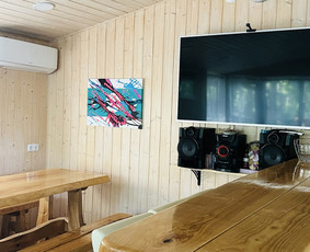 Privati sodyba su pirtimi, kubilu ir ežero pakrante / Leo Complex / Darbų pavyzdys ID 4084511