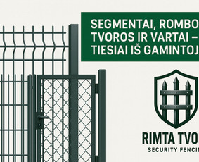 Segmentinės tvoros - Tvoros-vartai-remontas -automatikos-gerbūvis - 2