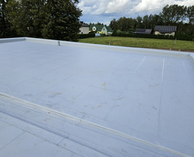 Plokšių stogų dengymas Pvc dangą / PVC garantas / Darbų pavyzdys ID 4086019