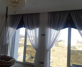 Užuolaidų - romanečių siuvimas, karnizų - bėgelių montavimas / Vilma / Darbų pavyzdys ID 4086327