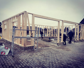 Karkasinių namų statyba,stogų dengimas ir kiti statybos darb / MB marestata / Darbų pavyzdys ID 4086687