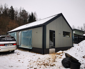 Karkasinių namų statyba,stogų dengimas ir kiti statybos darb / MB marestata / Darbų pavyzdys ID 4086701