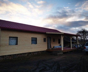 Karkasinių namų statyba,stogų dengimas ir kiti statybos darb / MB marestata / Darbų pavyzdys ID 4086727