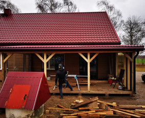 Karkasinių namų statyba,stogų dengimas ir kiti statybos darb / MB marestata / Darbų pavyzdys ID 4086731