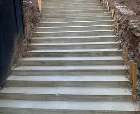 Betoniniai laiptai - Atraminiu sieneliu, lauko laiptų ,ir pamatu - 4