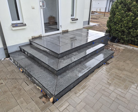 Betoniniai laiptai - Atraminiu sieneliu, lauko laiptų ,ir pamatu - 1