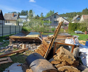 Statybinių atliekų išvežimas - Griovimo darbai, statybinių šiukšlių, senų baldų išvežimas - 4