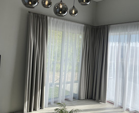 Užuolaidų - romanečių siuvimas, karnizų - bėgelių montavimas / Vilma / Darbų pavyzdys ID 4086517
