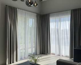 Užuolaidų - romanečių siuvimas, karnizų - bėgelių montavimas / Vilma / Darbų pavyzdys ID 4086515