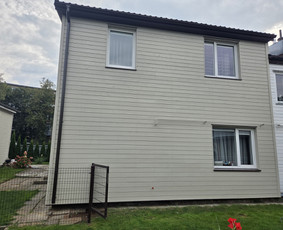Ventiliuojami fasadai, šiltinimas sandarinimas, apžiūra - PIR plokščių montavimas - 1 PIR plokščių montavimas - Ventiliuojami fasadai, šiltinimas sandarinimas, apžiūra - 1