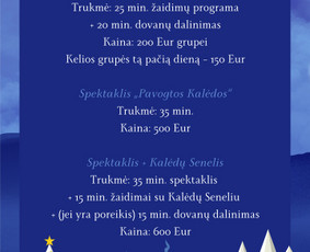 Kalėdų Senelis, Elfai ir Kalėdinis spektaklis - Pramogos vaikams - 4 Pramogos vaikams - Kalėdų Senelis, Elfai ir Kalėdinis spektaklis - 4