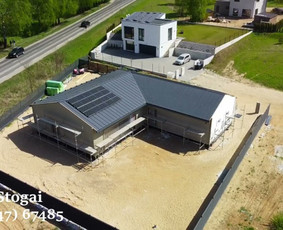Invidualių namu statyba iki raktu - Statybos darbai - 1 Statybos darbai - Invidualių namu statyba iki raktu - 1