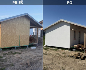 Fasadų šiltinimo ir apdailos darbai / Fasadų Šiltinimas / Darbų pavyzdys ID 4095445