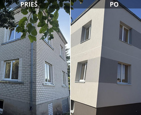 Fasadų šiltinimo ir apdailos darbai - Fasadų, sienų šiltinimas - 1 Fasadų, sienų šiltinimas - Fasadų šiltinimo ir apdailos darbai - 1