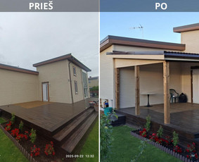 Terasų įrengimas - Terasos alyvavimas - 1 Terasos alyvavimas - Terasų įrengimas - 1