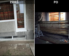 Vidaus apdailos darbai - Langų, durų apdaila - 1 Langų, durų apdaila - Vidaus apdailos darbai - 1