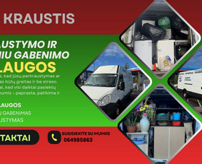 Perkraustymas-daiktų pervežimas Vilniuje / kraustis / Darbų pavyzdys ID 4100603