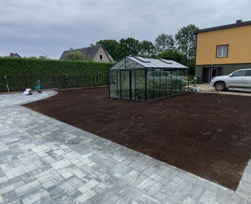 Trinkelių klojimas - Drenažo įrengimas - 2 Drenažo įrengimas - Trinkelių klojimas - 2